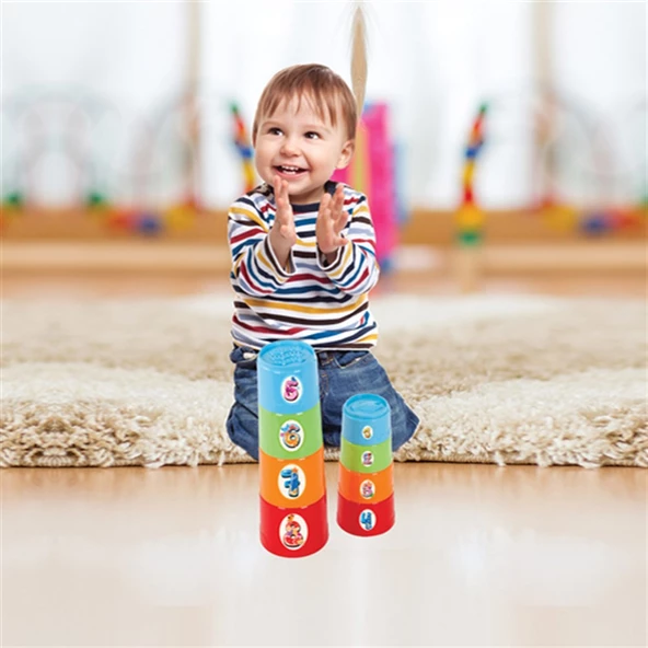 Eğitici Oyuncak 3 in 1 Silindir Kule FR55788 - Resim 3