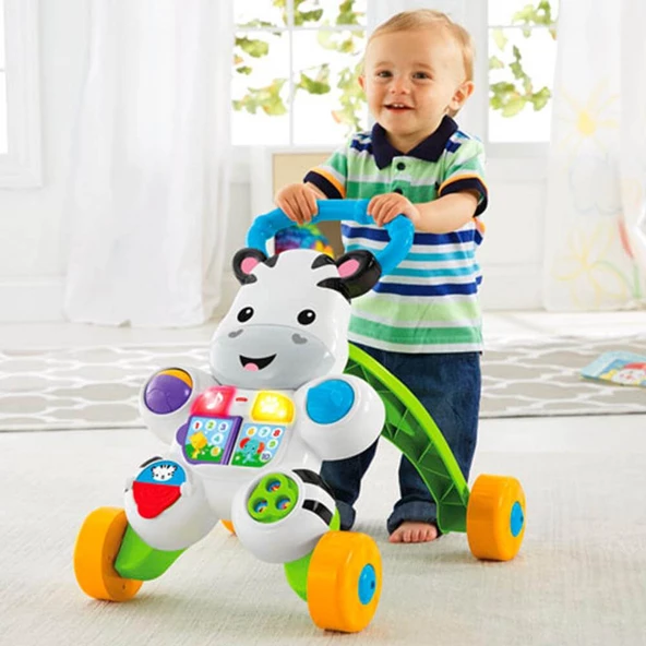 Fisher Price Melodili Zebra Yürüteç DLD80 - Resim 2