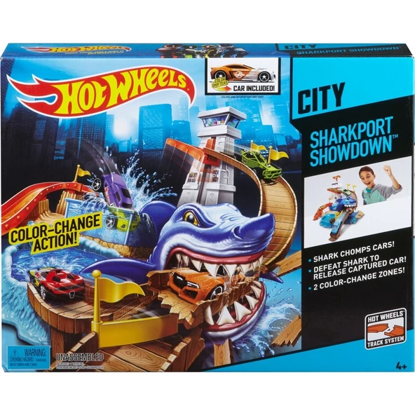 Hot Wheels Köpek Balığı Sharky Delüks Yarış Seti BGK04