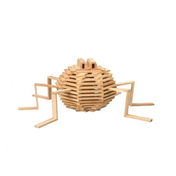 Redka Red City Ahşap Blokları Akıl Oyunu - Resim 4