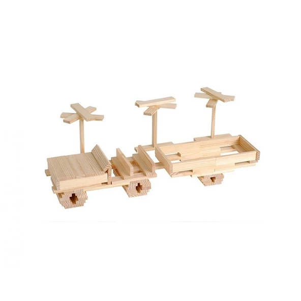 Redka Red City Ahşap Blokları Akıl Oyunu - Resim 2