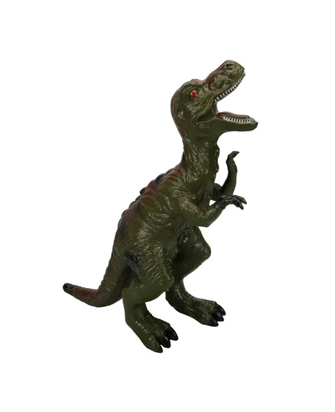 Sesli Dinozorlar 30 cm. 07242 Yeşil Kahverengi