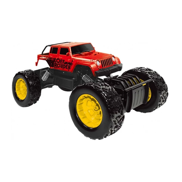 1:18 Rock Crawler Uzaktan Kumandalı Aksiyon Aracı 07544 Kırmızı