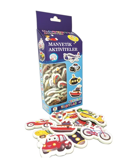 Laço Kids Manyetik Aktiviteler - Magnet Taşıtlar