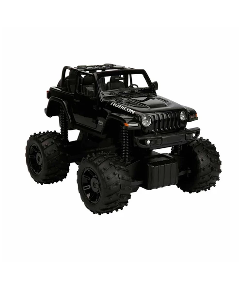 Rastar 1:14 Jeep Wrangler Rubicon Uzaktan Kumandalı Araba 28 cm 16119 Siyah Renk