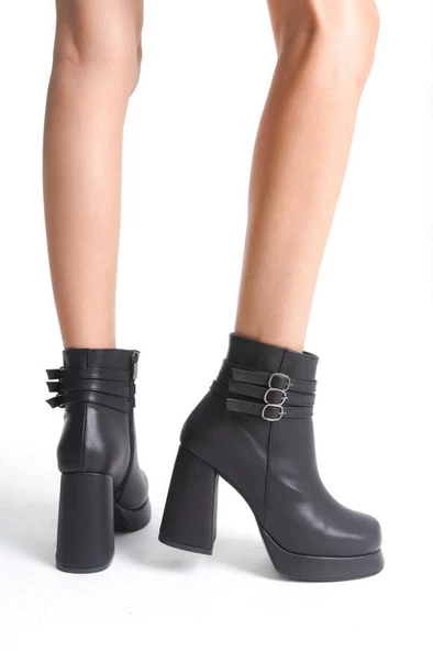 Papuçcity Sprs 02982 Kadın 9,5 Cm Platform Topuklu Bot - 2