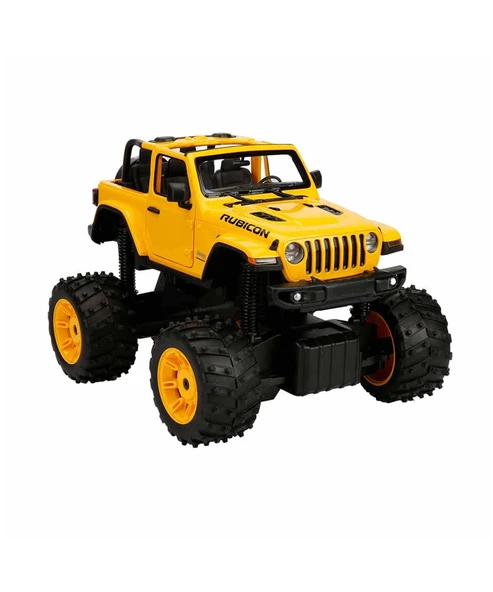 Rastar 1:14 Jeep Wrangler Rubicon Uzaktan Kumandalı Araba 28 cm 16119 Sarı Renk