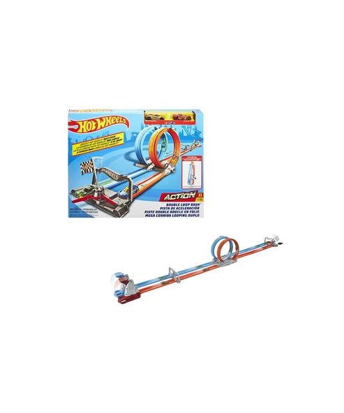 Hot Wheels Çift Çemberde Depar Pist Seti GFH85