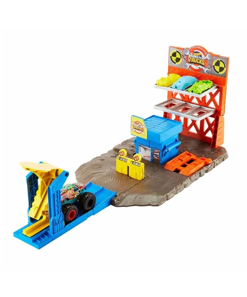 Hot Wheels Monster Trucks Patlama İstasyonu Oyun Seti HFB12