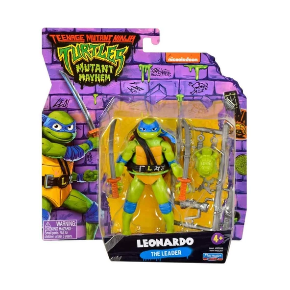 TMNT Ninja Turtles Aksiyon Figürleri TU805100 Leonardo ürün görseli 1