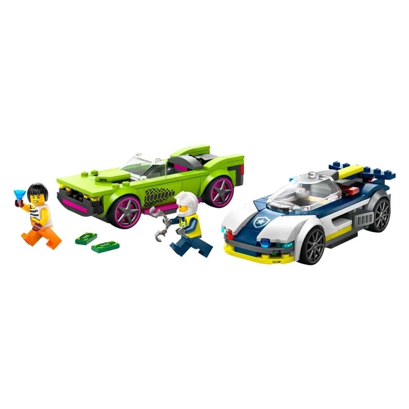 Lego City Polis Arabası ve Spor Araba Takibi 60415 - Resim 2