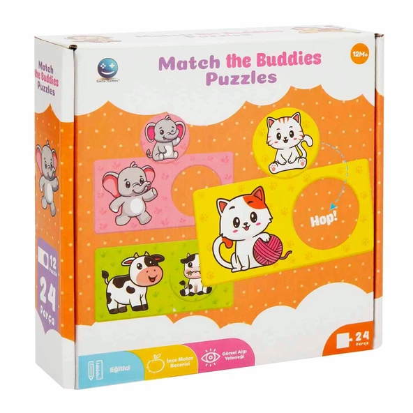 Smile Games 24 Parça Puzzle: Sevimli Hayvanlar