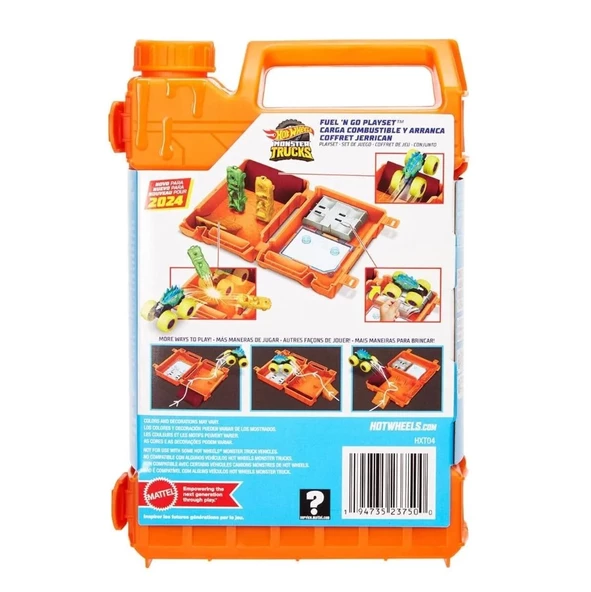 Hot Wheels Monster Trucks Taşınabilir Oyun Seti HXT04 - Resim 4