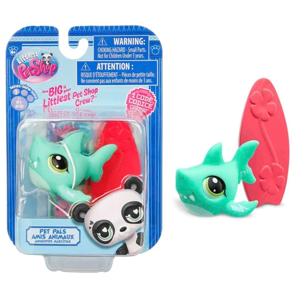 Littlest Pet Shop Minişler Tekli Paket S1 S01005219 G14 Köpekbalığı