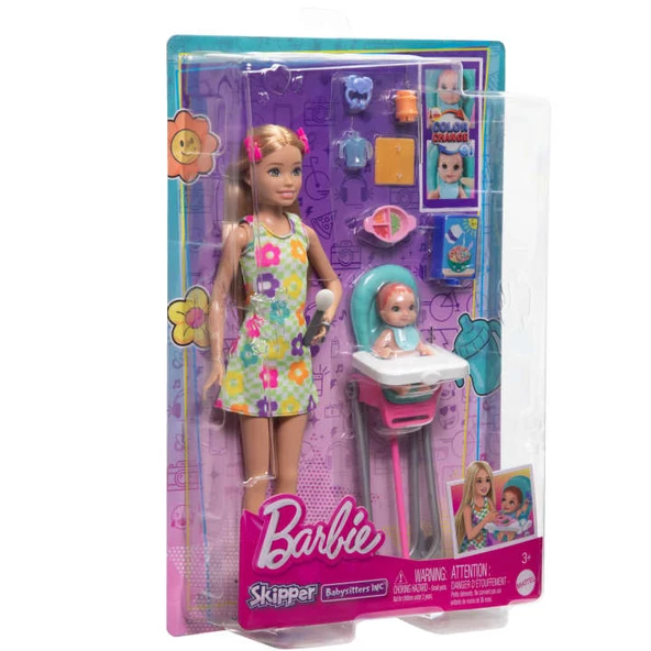 Barbie Skipper Bebek Bakıcısı Oyun Seti HTK35 - Resim 2