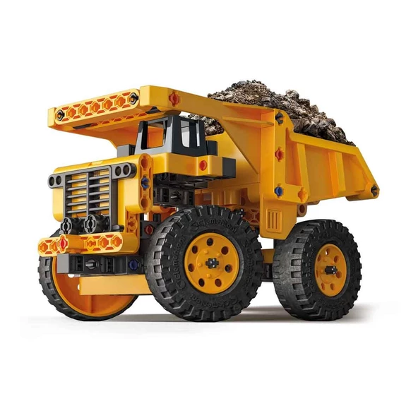 Clementoni Mekanik Laboratuvarı Haul Truck Hafriyat Kamyonu 75081 - Resim 4