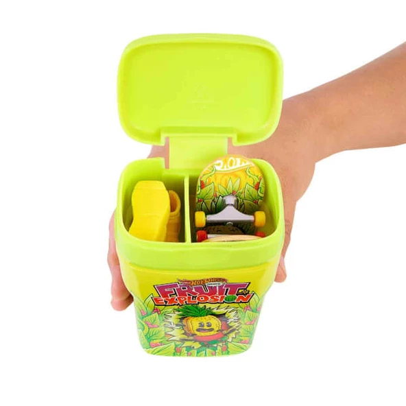 Hot Wheels Skate 2'li Parmak Kaykay ve Kutu Seti HTP10 HVK76 Fruit Explosion - Resim 2