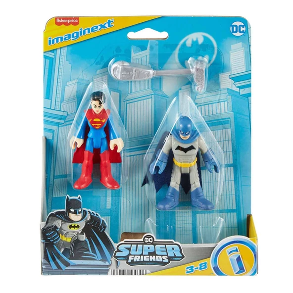 Imaginext DC Super Friends Figür M5645 HML09 Batman ve Supergirl