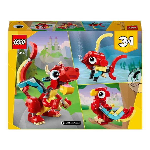 LEGO Creator Kırmızı Ejderha 31145 - Resim 2