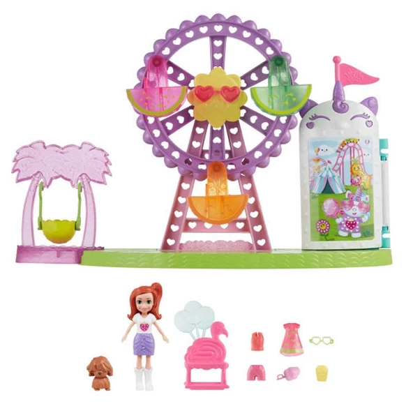 Polly Pocket Tropical Meyve Karnavalı Oyun Seti HWP25