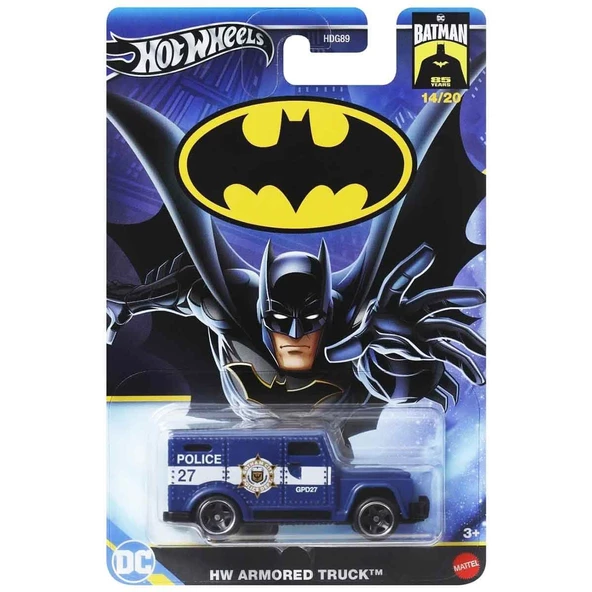 Hot Wheels Batman Araçlar HDG89 HRW28 HW Armored Truck