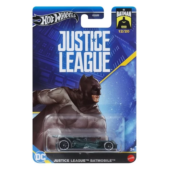 Hot Wheels Batman Araçlar HDG89 HRW27 Justice League Batmobile