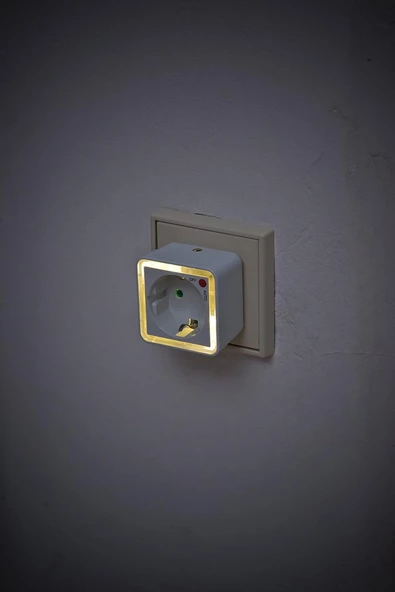 Brennenstuhl Nl 02 Ed Priz Özellikli Karanlık Sensörlü 2 Led 1 Lümen Gece Lambası - 4