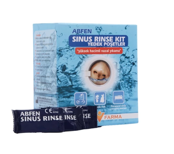 Abfen Sinus Rinse Kit Yetişkin Yedek Poşetler