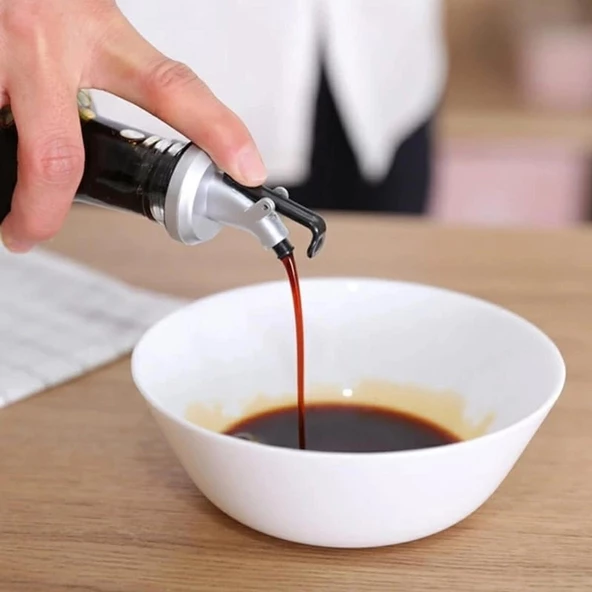 TİNEKE  Şişe Başlığı Servis Yağdanlık Aparatı  Yağdanlık Şişe Ucu Servis Aparatı Sosluk Aparatı 3  Adet - 5