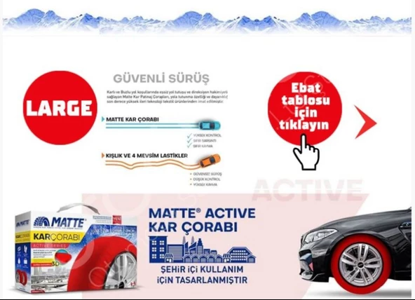 Kar Çorabı Medium Boyut Matte - 3