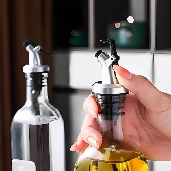 TİNEKE  Şişe Başlığı Servis Yağdanlık Aparatı  Yağdanlık Şişe Ucu Servis Aparatı Sosluk Aparatı 3  Adet - 3