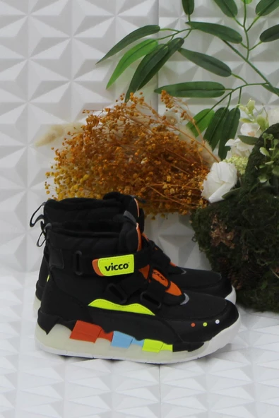 Vicco 946.F24K.426 Siyah Rahat Hafif Erkek Çocuk Bot - Resim 2