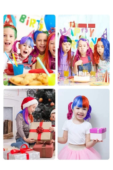 Saç Boyama Tarağı 3 lü 1 Paket Bubu Saç Boyama Tarak Pembe Mor ve Pembe Parlak Renkler Uygulaması Kolay - Resim 4