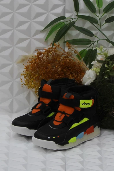 Vicco 946.F24K.426 Siyah Rahat Hafif Erkek Çocuk Bot - Resim 3