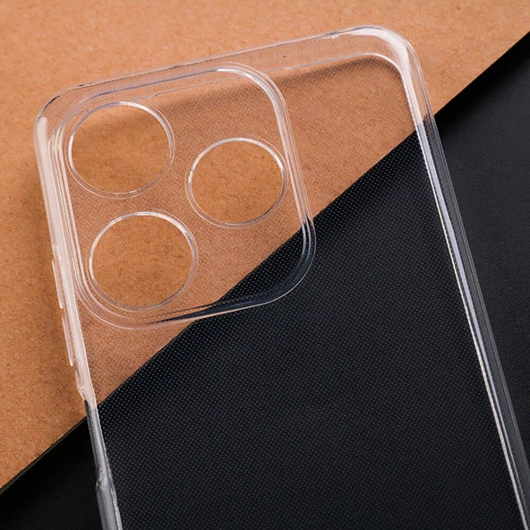 Tecno Spark 10C Kılıf Kamera Korumali Süper Silikon Kapak - Resim 3