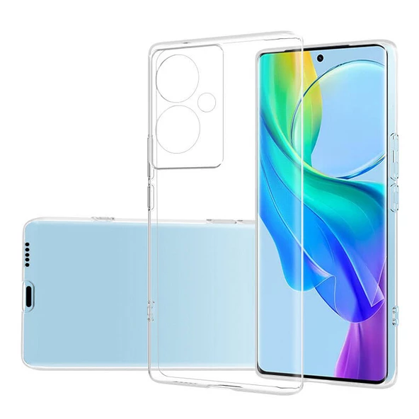 Vivo V29 Lite 5G Kılıf Kamera Korumali Süper Silikon Kapak