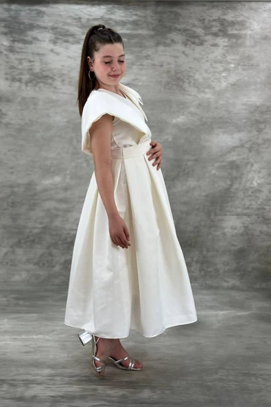 Mihrimah Model Kız Çocuk Abiye Elbise - 3