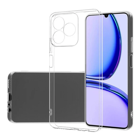 Realme C53 Kılıf Kamera Korumali Süper Silikon Kapak