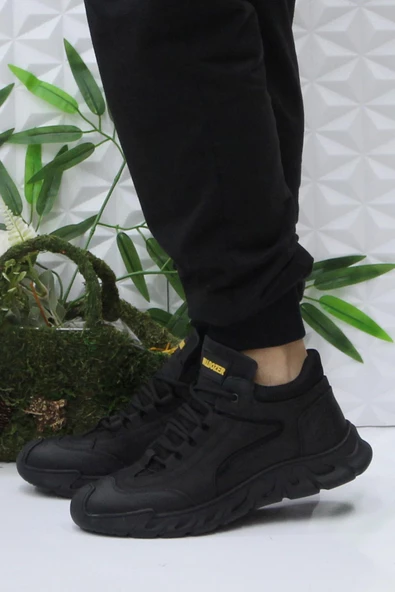 Bulldozer 250053 Siyah Nubuk Rahat Esnek Orijinal Ürün Erkek Bot - Resim 3