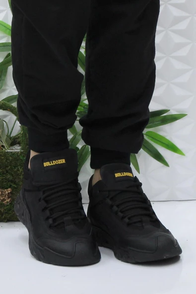 Bulldozer 250053 Siyah Nubuk Rahat Esnek Orijinal Ürün Erkek Bot - Resim 2