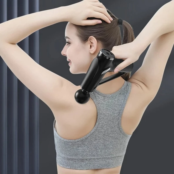 Mini Fuscial Massage Gun Masaj Tabancası Profesyonel Sporcu Kas Masajı Şarjlı - 3