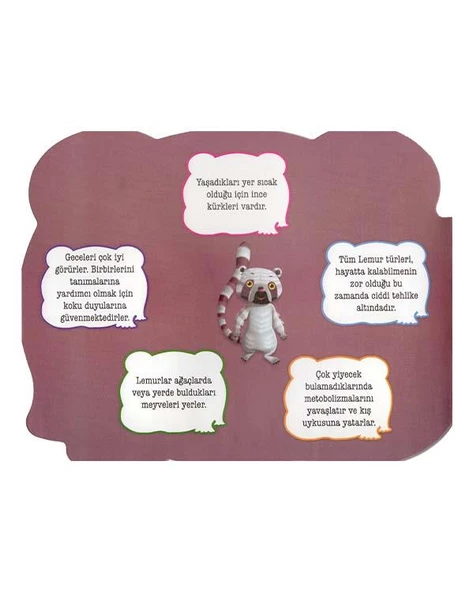 Şekilli Hayvanlar Serisi - Lemur Parıltı Yayınları - Resim 3