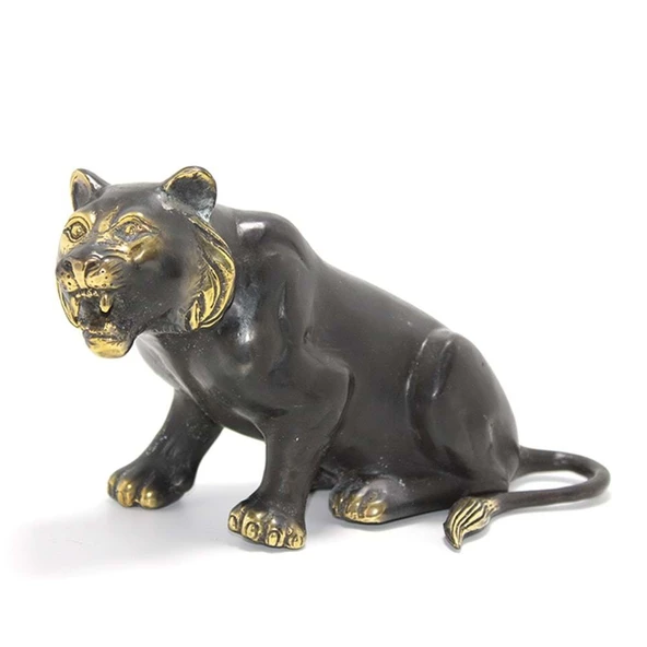 Pirinç Aslan Figürü - Resim 2