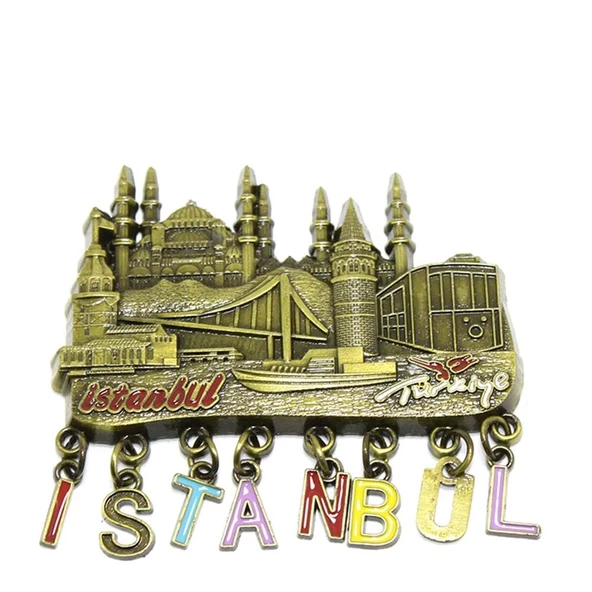 Metal İstanbul Temalı Yöresel Magnet - Resim 2