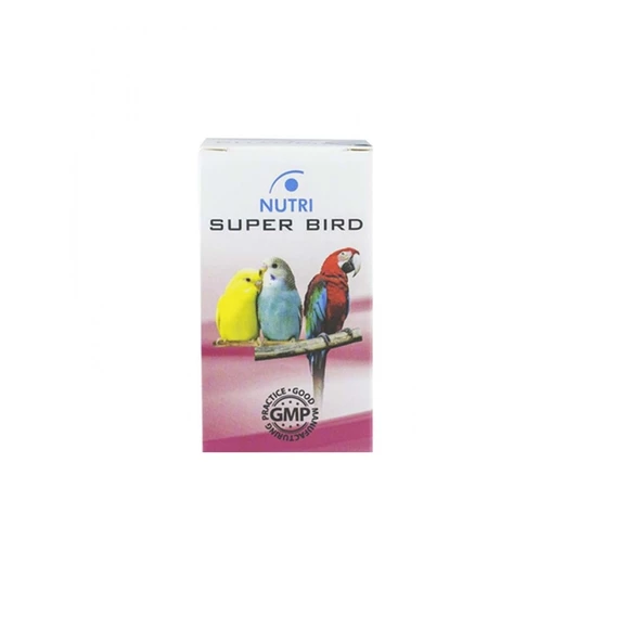 Muhabbet Kuşu Multivitamin - Mineral - Nutri Süper Bird