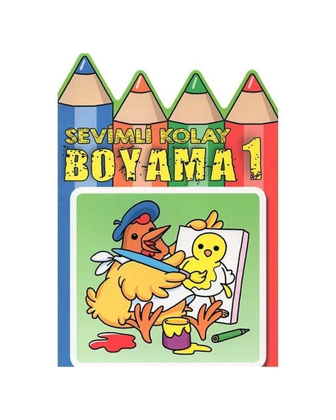 Sevimli Kolay Boyama 1 Parıltı Yayınları