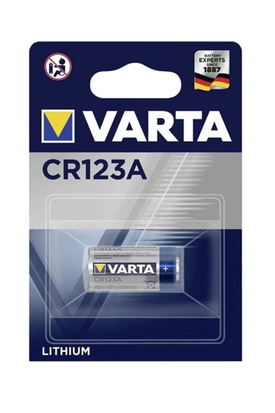 Varta Cr123a 3 Volt Lityum Pil (TEKLİ PAKET FİYATI)