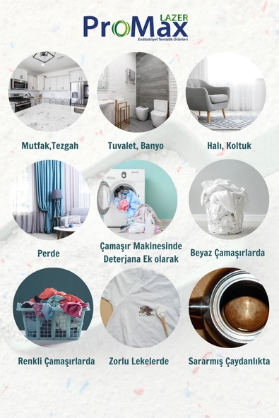 LAZERPROMAX Yerli Üretim Oksijen Bazlı Doğal Leke Çıkarıcı - 2