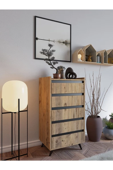 Mymob Anze 5li Şifonyer - 2