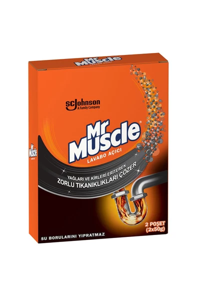 Mr. Muscle Lavabo Açıcı 2 x 50 g